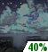 Tonight: Scattered showers, mainly before 9pm.  Partly cloudy, with a low around 51. North wind around 5 mph becoming calm  in the evening.  Chance of precipitation is 40%. New precipitation amounts of less than a tenth of an inch possible. 