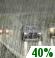 Monday: Rain before 2pm, then a chance of showers and thunderstorms between 2pm and 5pm, then showers likely and possibly a thunderstorm after 5pm. Some of the storms could be severe and produce heavy rainfall.  High near 66. South wind 8 to 14 mph, with gusts as high as 30 mph.  Chance of precipitation is 80%. New rainfall amounts between a half and three quarters of an inch possible. 